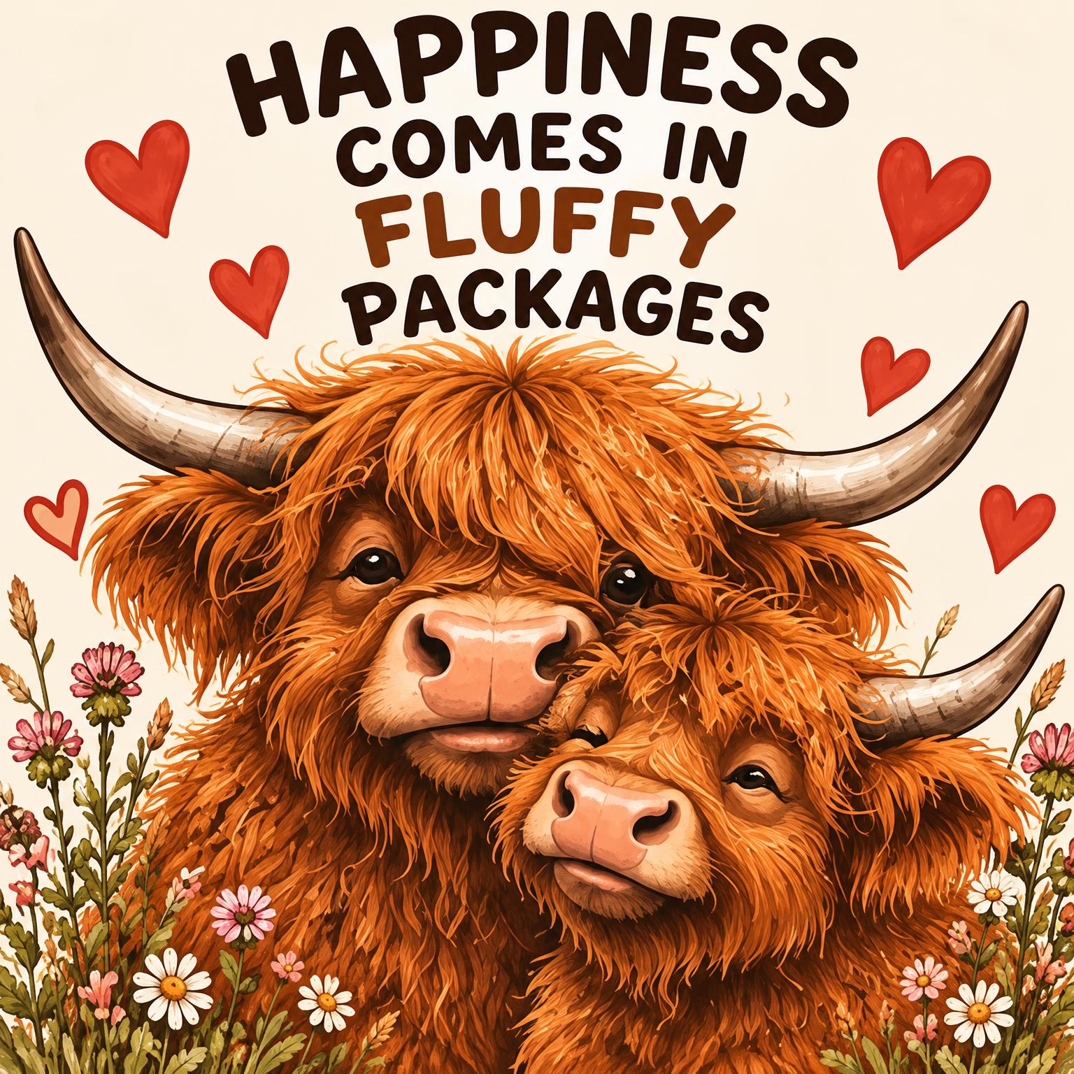 Happiness Comes in Fluffy Packages