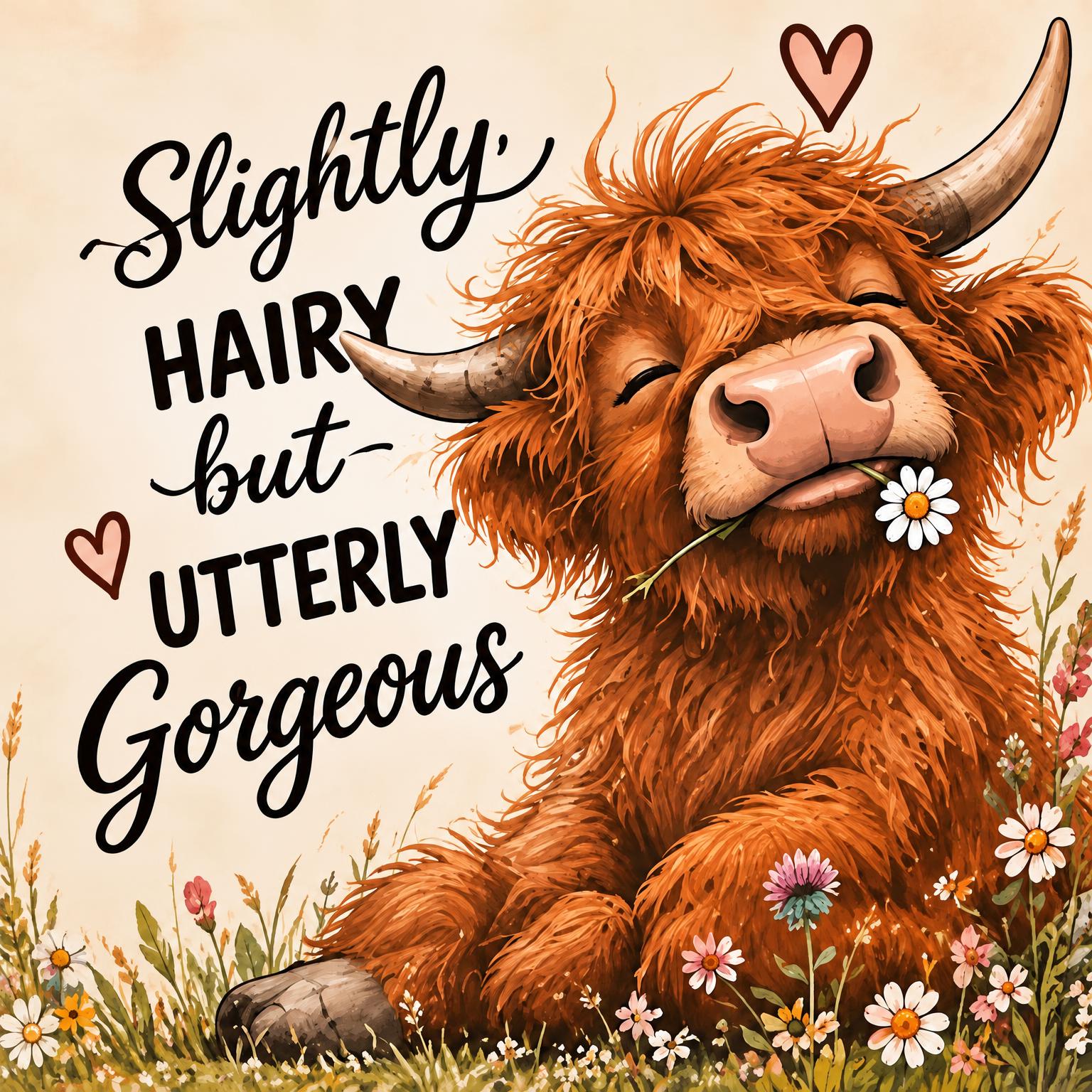 Slightly Hairy but Utterly Gorgeous